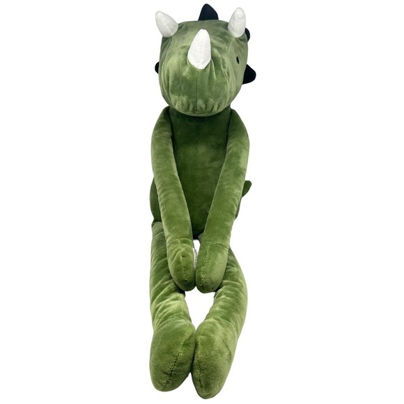 Pillowfort Toys Pillowfort Green Dino Dinosaur Triceratops Plush 22